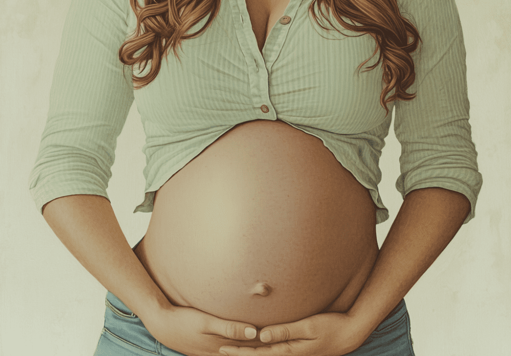 Ventre de femme enceinte