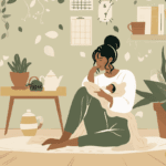 Maman épuisée mais dévouée