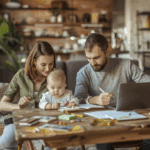 Planning équitable d'un jeune couple de parents