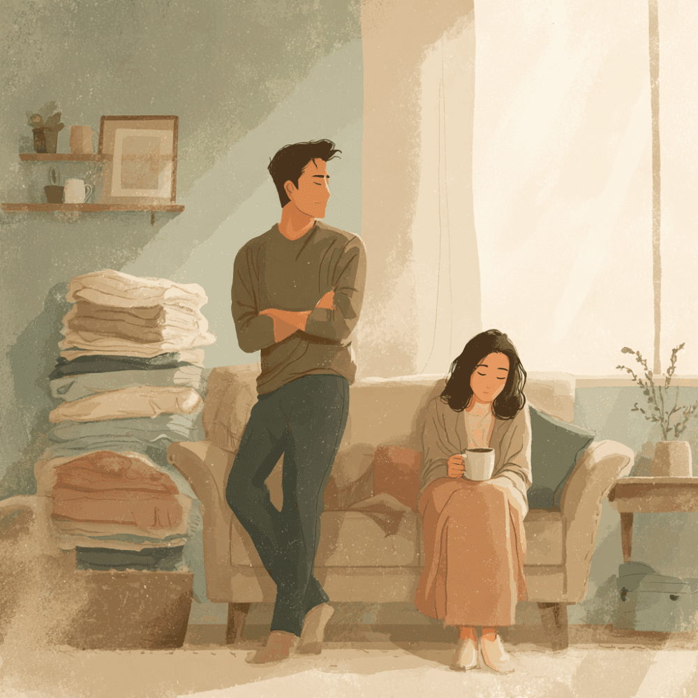 Tensions dans le couple après la naissance