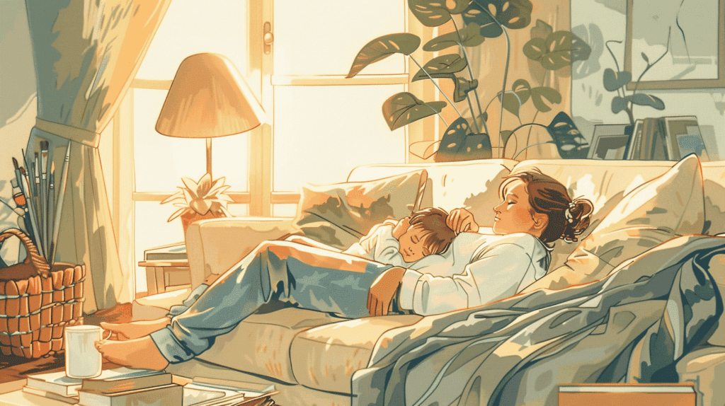 Fatigue intense de la jeune maman